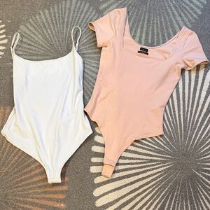 Lot of 2 Free People Bodysuits